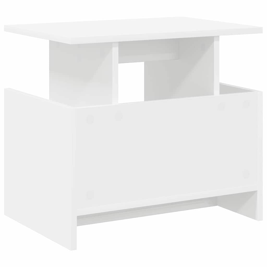 TV Stand 50 x 35 x 45 cm White Engineered Wood
