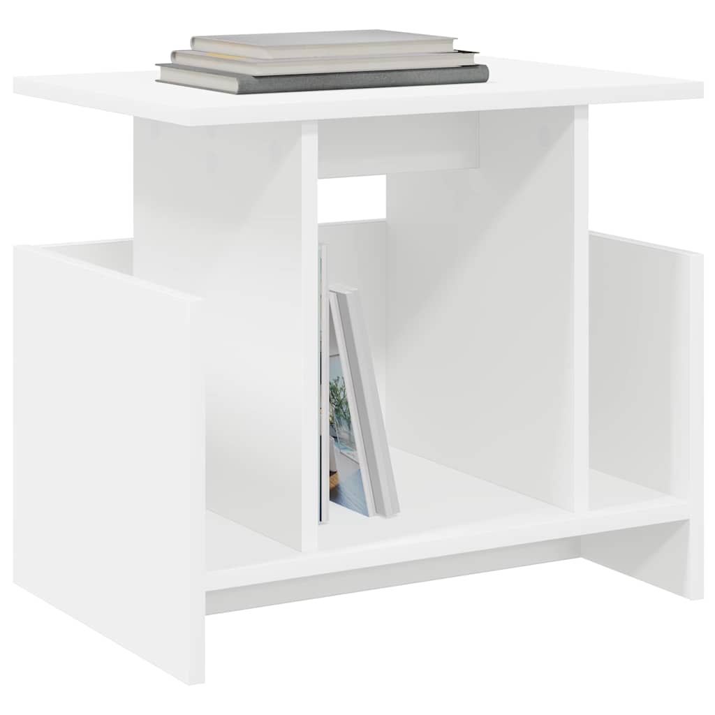 TV Stand 50 x 35 x 45 cm White Engineered Wood