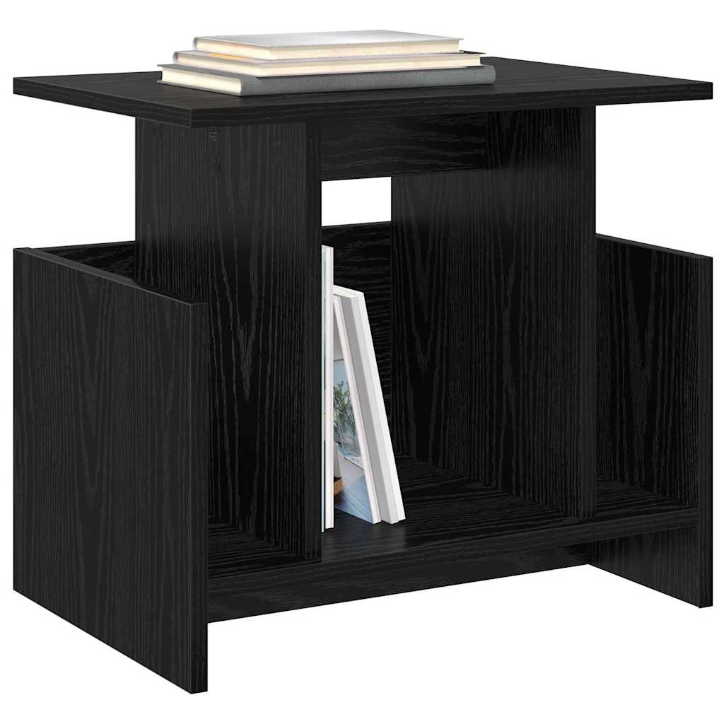 TV Stand Black Oak 50 x 35 x 45 cm Engineered Wood