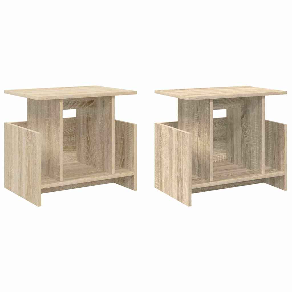 TV Stand 2 pcs Sonoma Oak 50 x 35 x 45 cm Engineered Wood