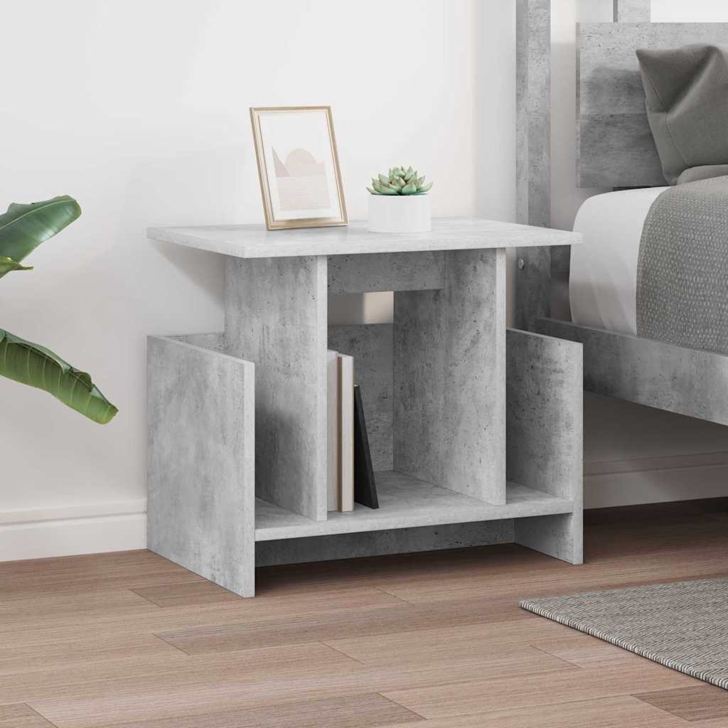TV Stand 50 x 35 x 45 cm Concrete Grey Engineered Wood