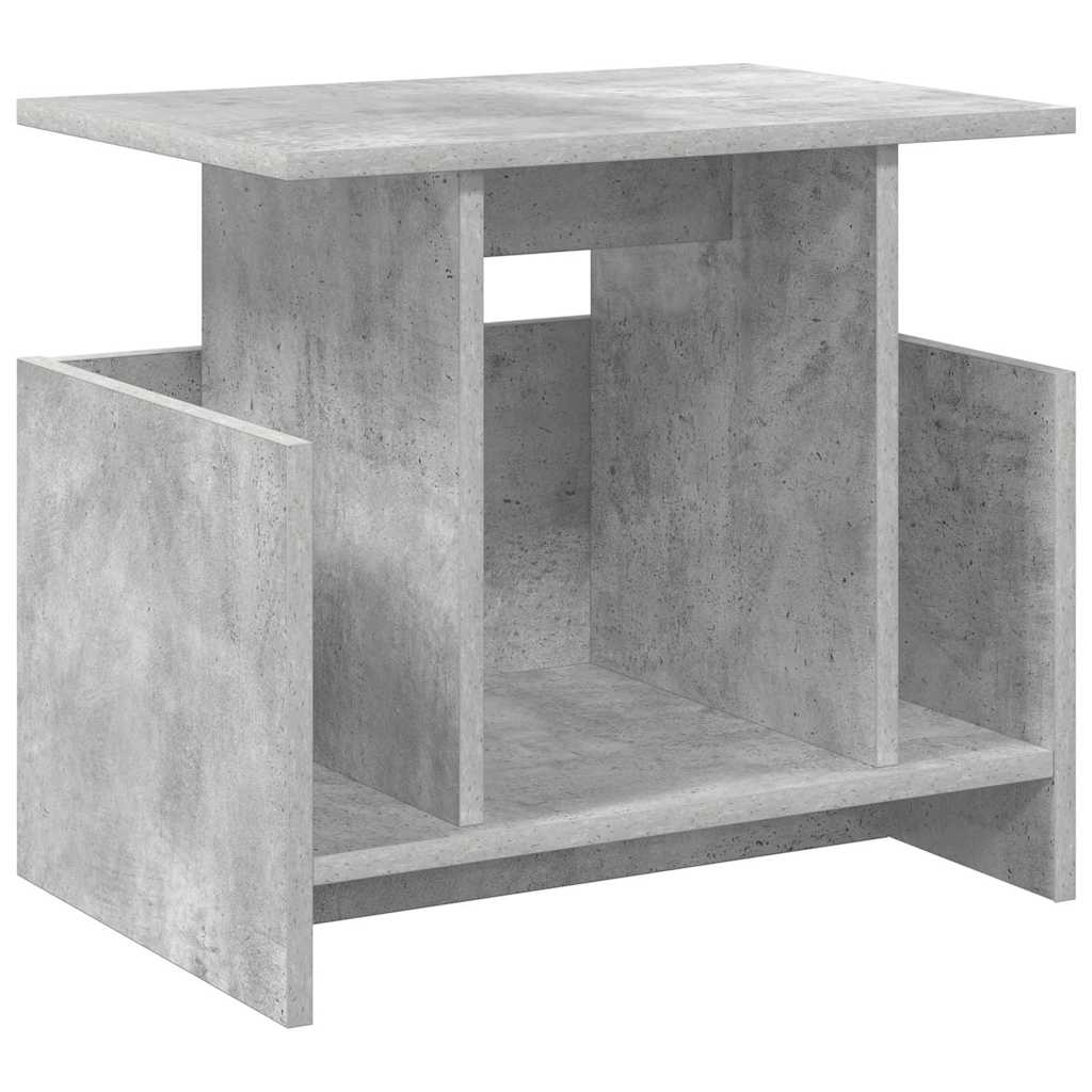 TV Stand 50 x 35 x 45 cm Concrete Grey Engineered Wood