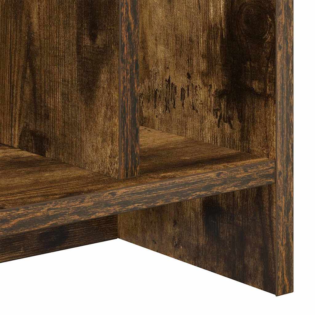TV Stand 50 x 35 x 45 cm Smoked Oak Engineered Wood
