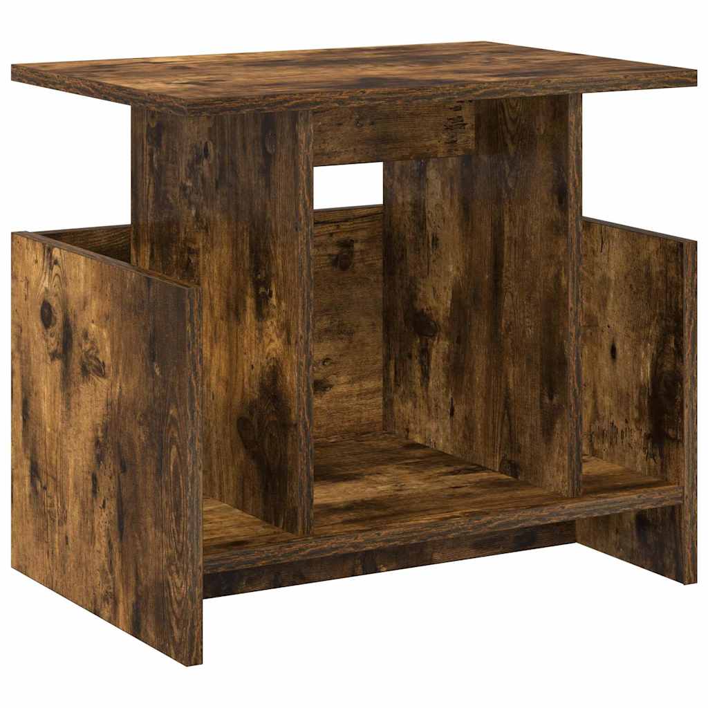 TV Stand 50 x 35 x 45 cm Smoked Oak Engineered Wood