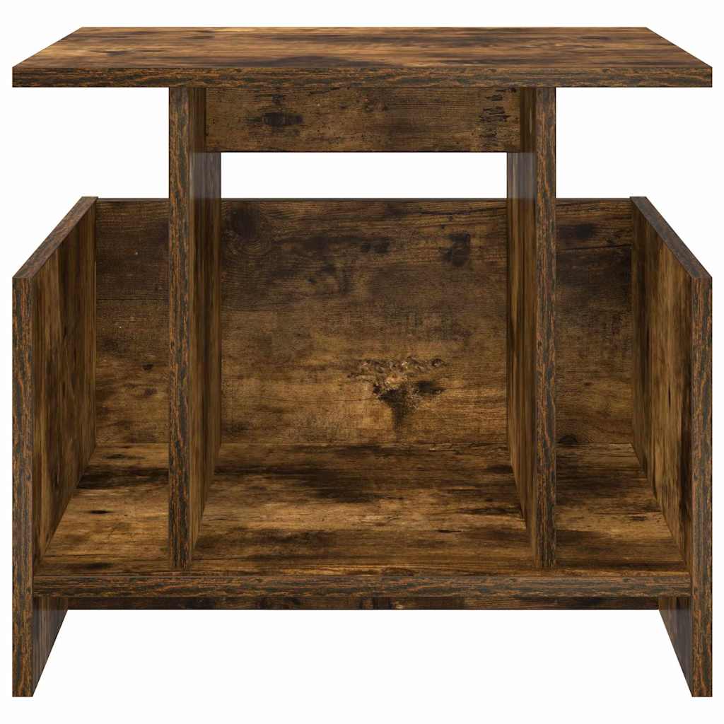 TV Stand 50 x 35 x 45 cm Smoked Oak Engineered Wood