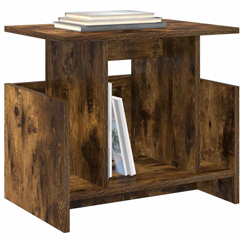 TV Stand Smoked Oak 50 x 35 x 45 cm Engineered Wood