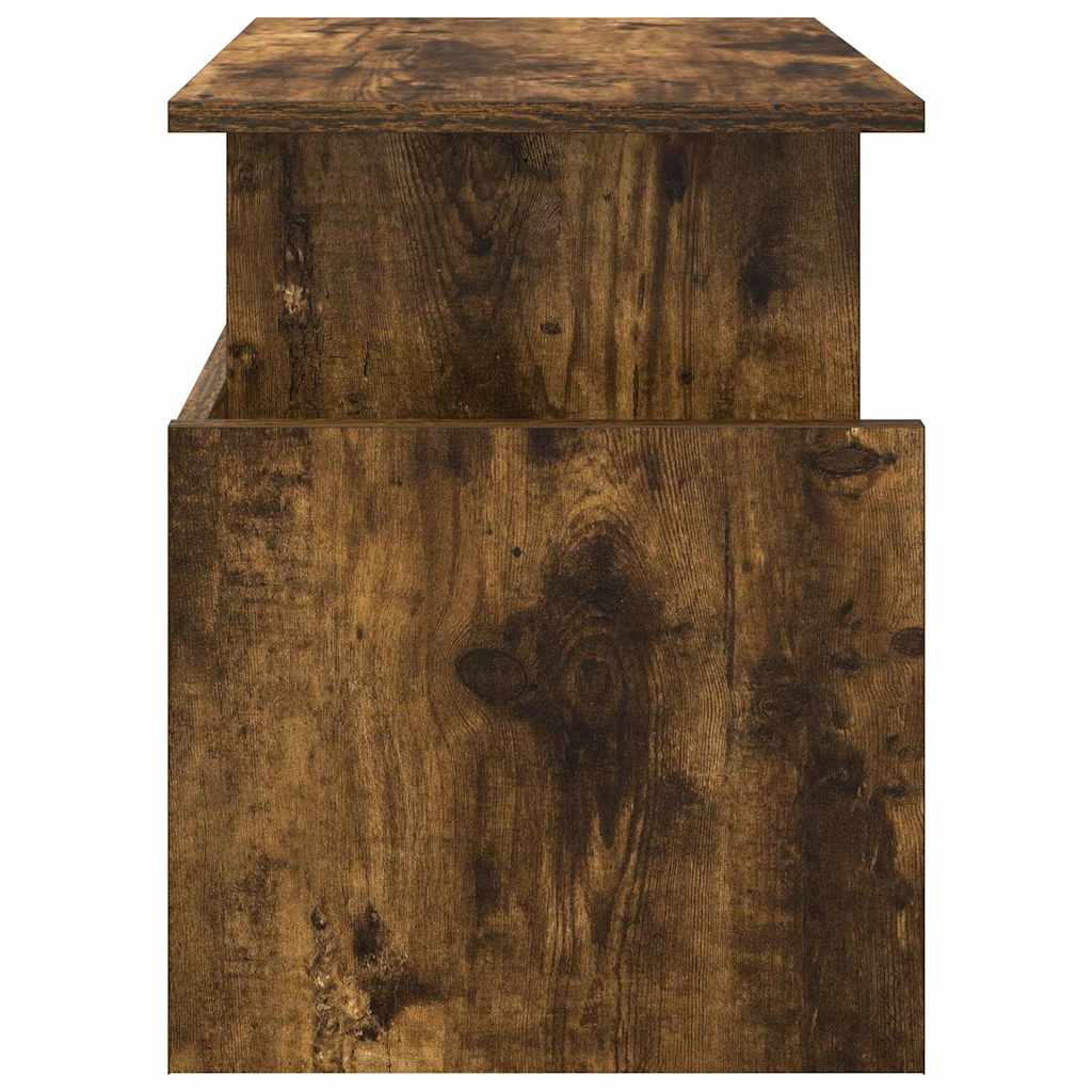 TV Stand 50 x 35 x 45 cm Smoked Oak Engineered Wood