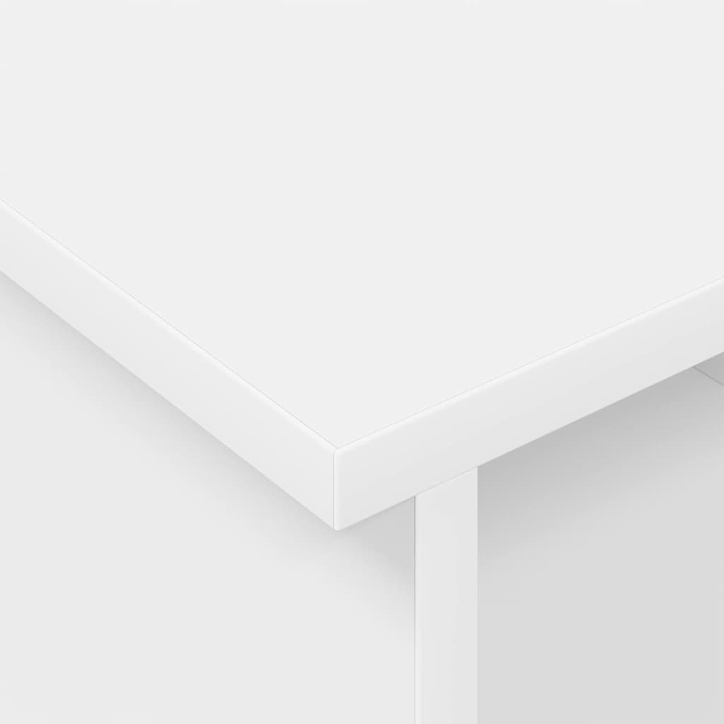 TV Stand 100 x 35 x 35 cm White Engineered Wood