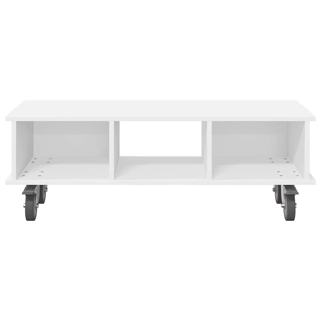 TV Stand 100 x 35 x 35 cm White Engineered Wood