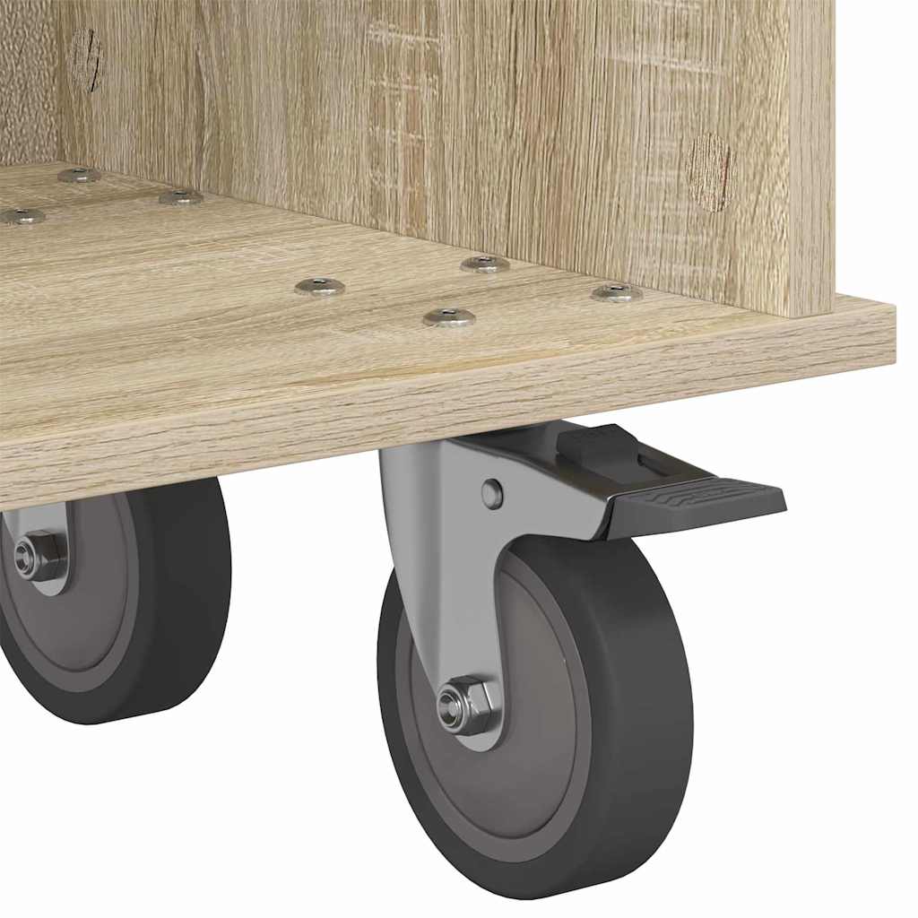 TV Stand 100 x 35 x 35 cm Sonoma Oak Engineered Wood