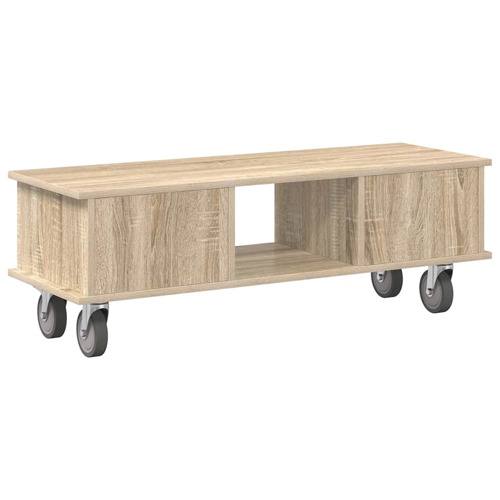 TV Stand Sonoma Oak 100 x 35 x 35 cm Engineered Wood