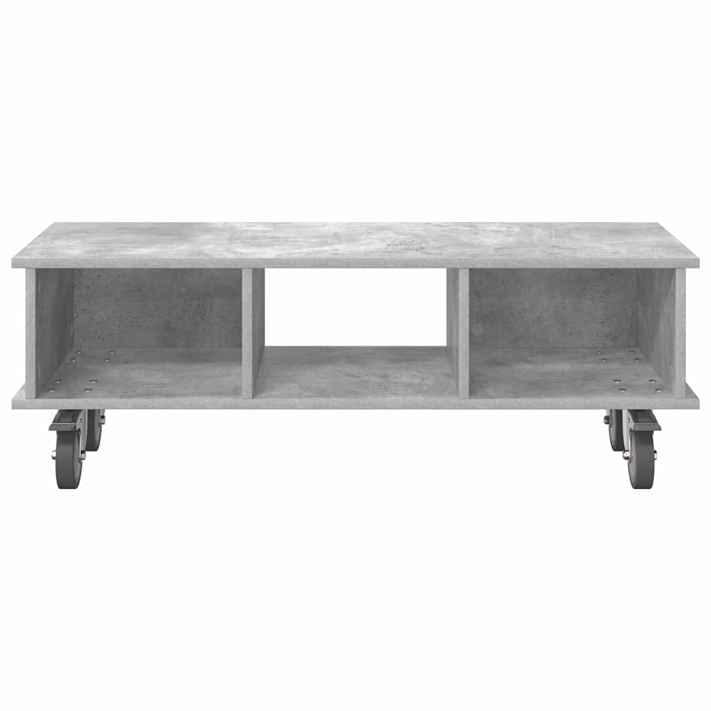 TV Stand 100 x 35 x 35 cm Concrete Grey Engineered Wood