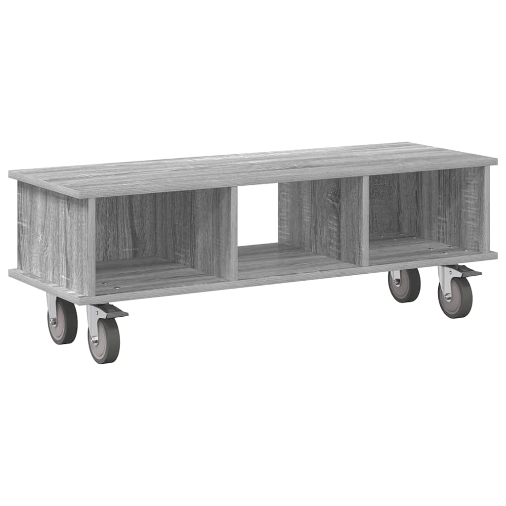 TV Stand 100 x 35 x 35 cm Grey Sonoma Engineered Wood