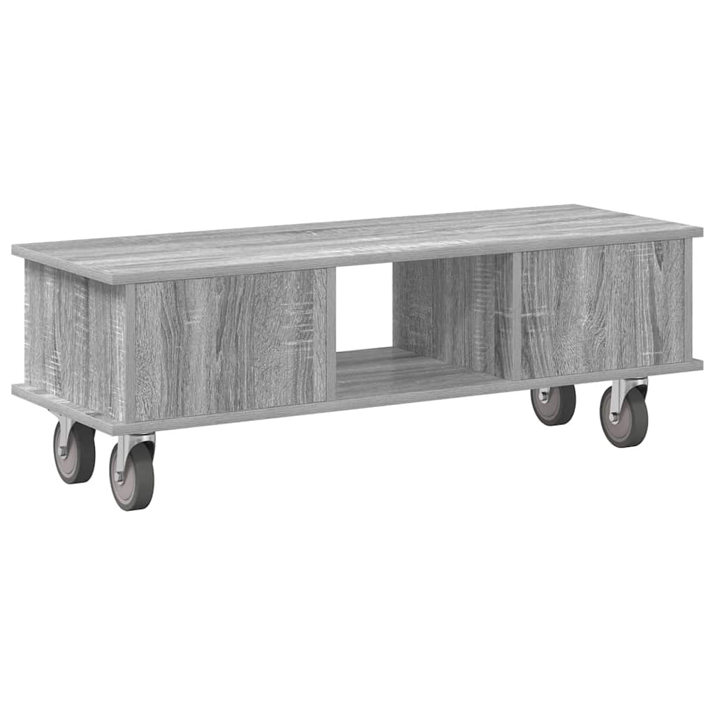 TV Stand 100 x 35 x 35 cm Grey Sonoma Engineered Wood