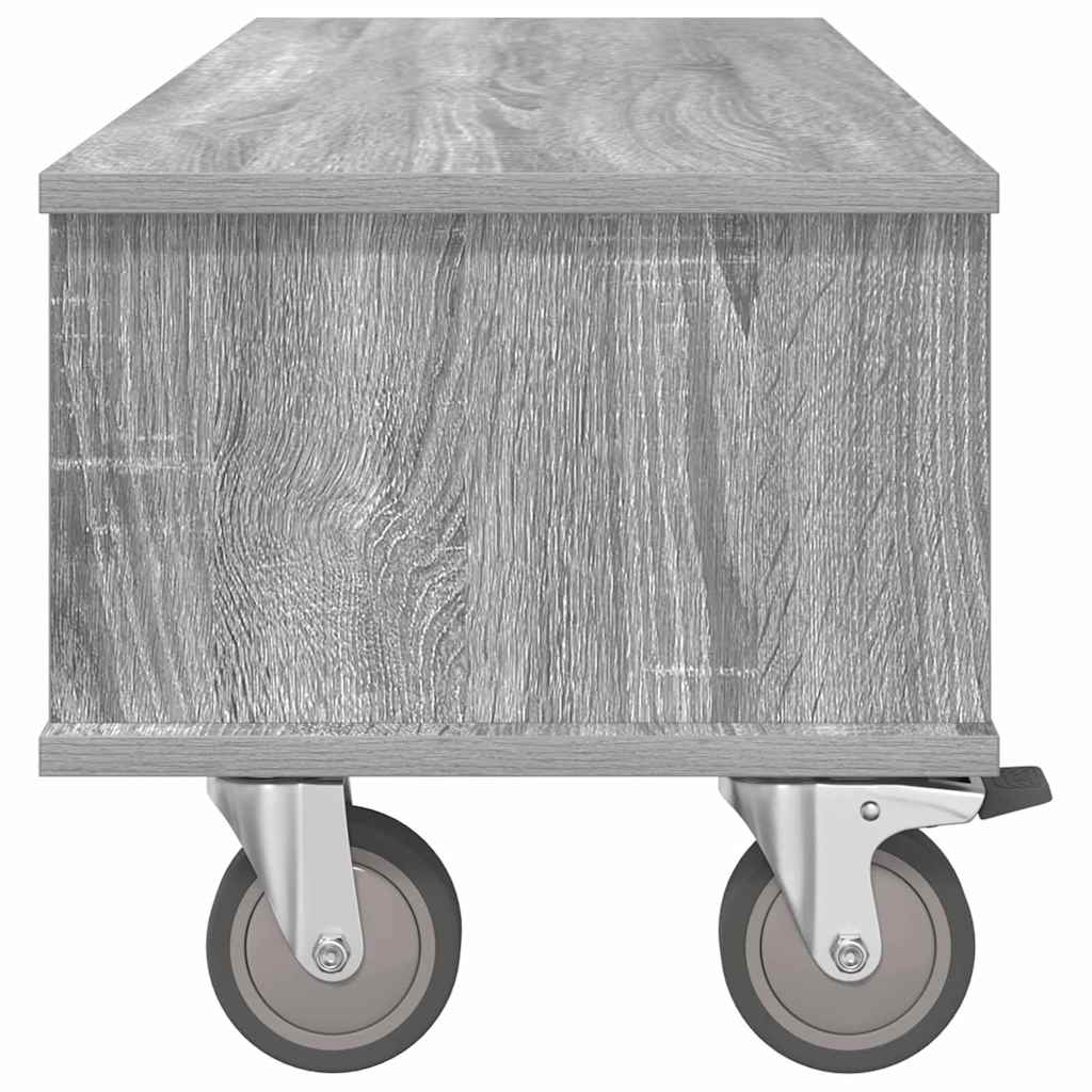 TV Stand Grey Sonoma 100 x 35 x 35 cm Engineered Wood