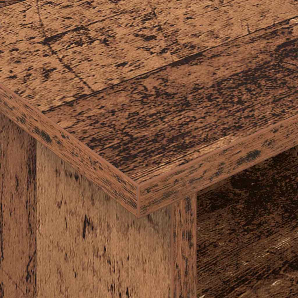 TV Stand Old Wood 100 x 35 x 35 cm Engineered Wood