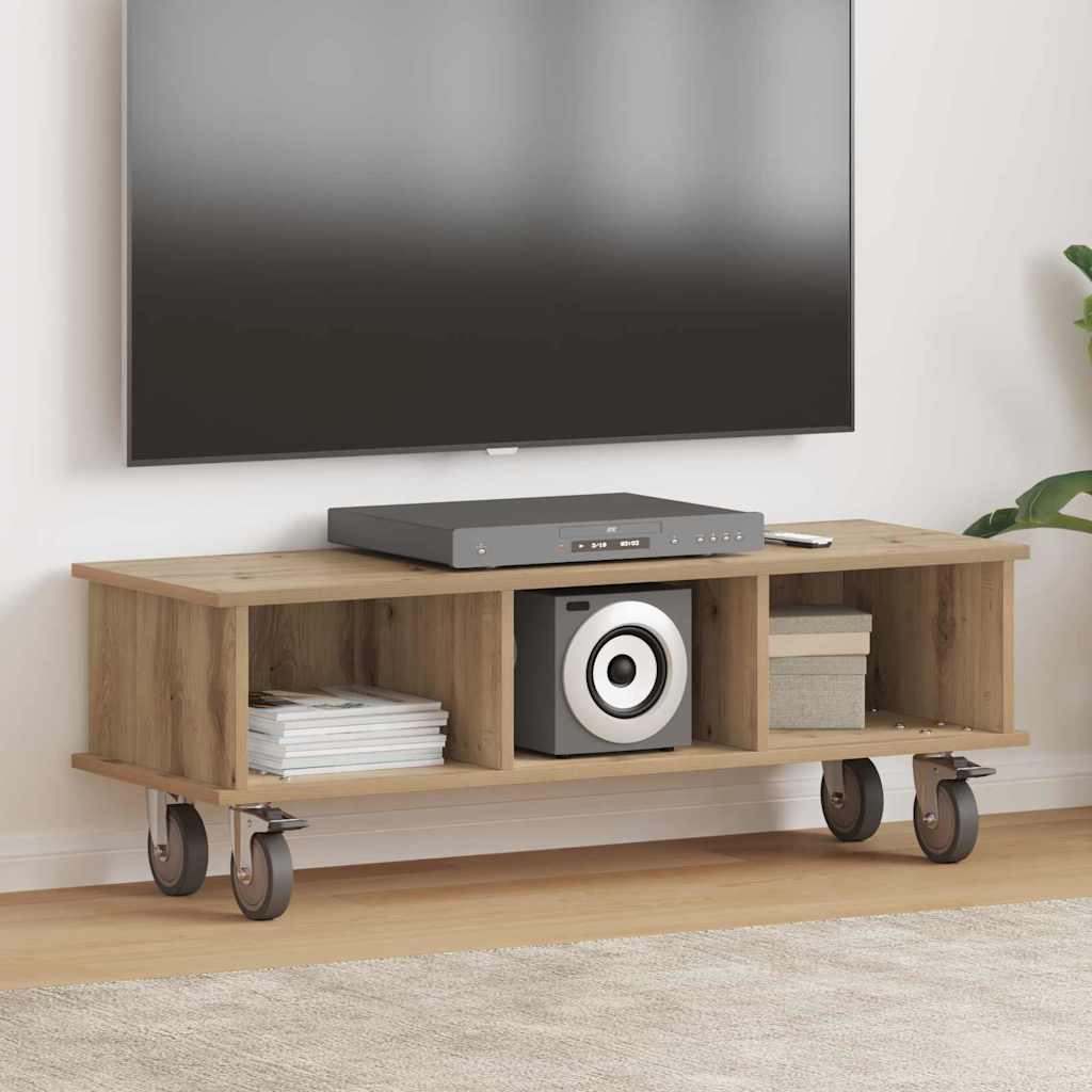 TV Stand 100 x 35 x 35 cm Artisan Oak Engineered Wood