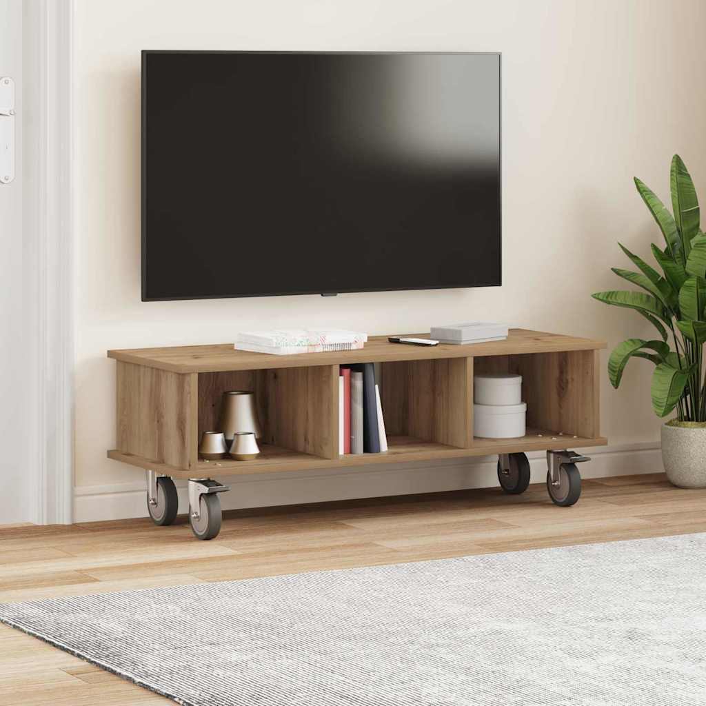 TV Stand 100 x 35 x 35 cm Artisan Oak Engineered Wood