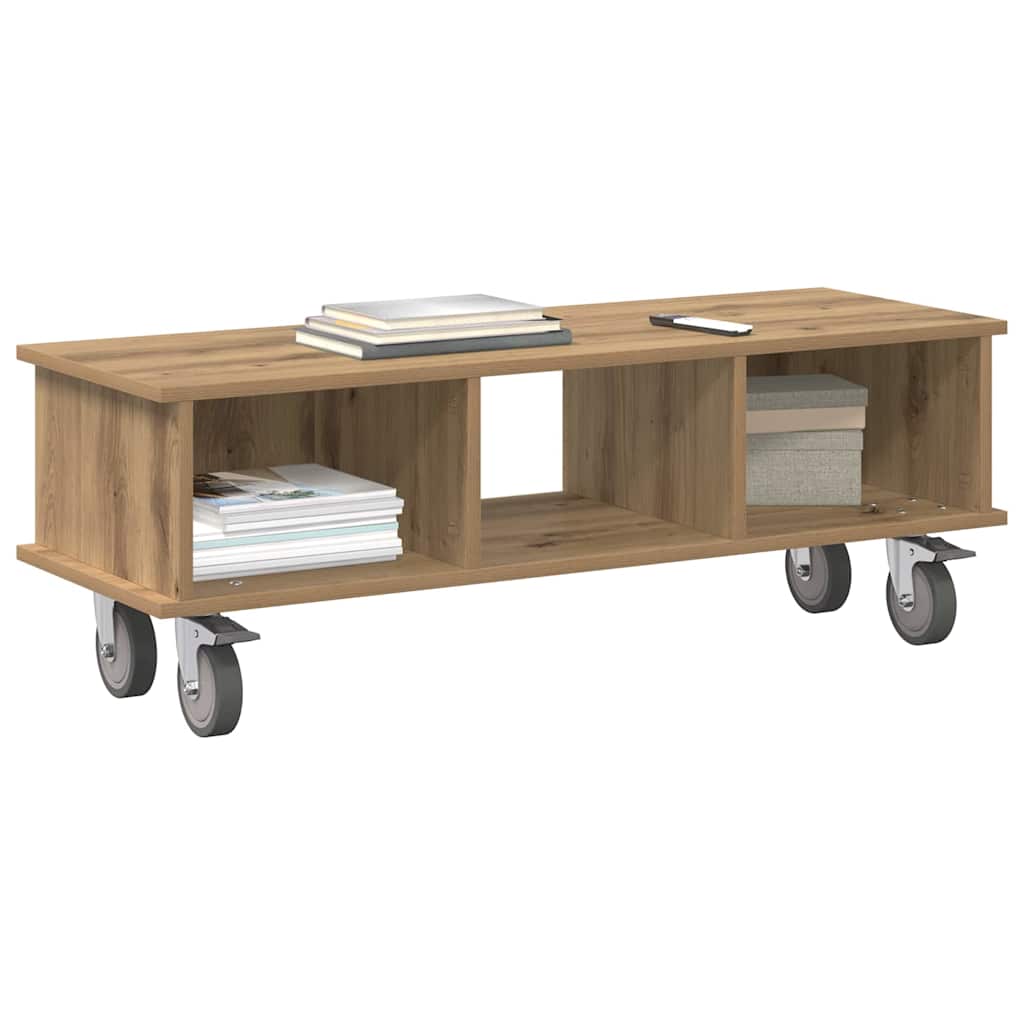 TV Stand 100 x 35 x 35 cm Artisan Oak Engineered Wood