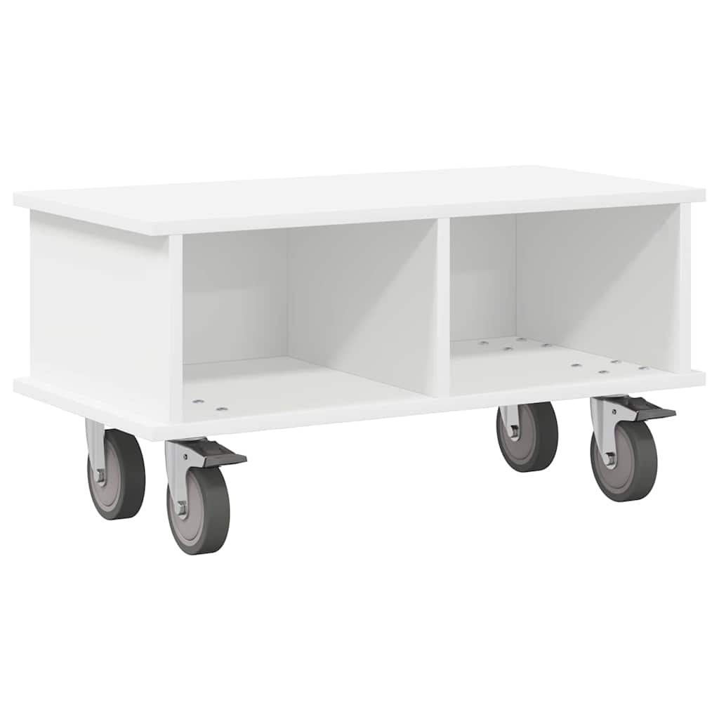 TV Stand 68.5 x 35 x 35 cm White Engineered Wood