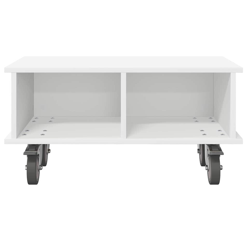 TV Stand White 68.5 x 35 x 35 cm Engineered Wood