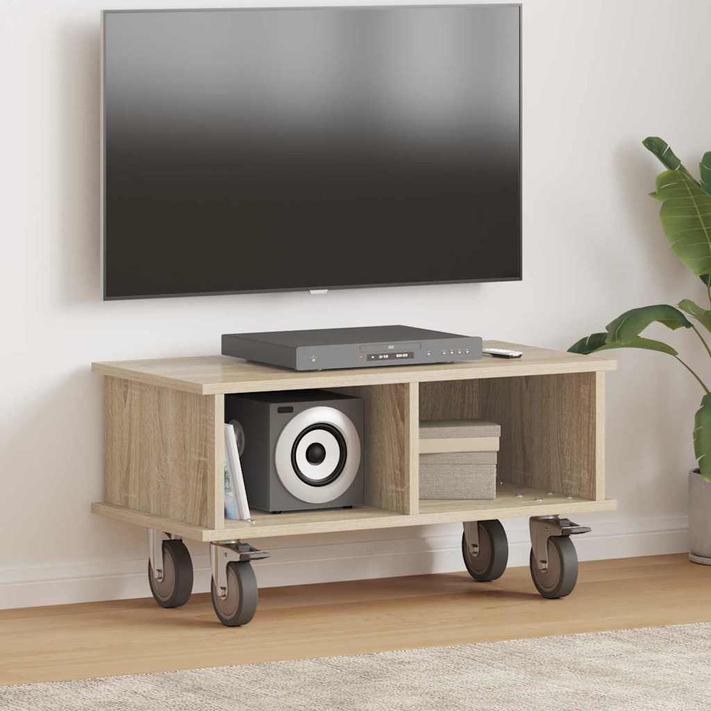 TV Stand 68.5 x 35 x 35 cm Sonoma Oak Engineered Wood
