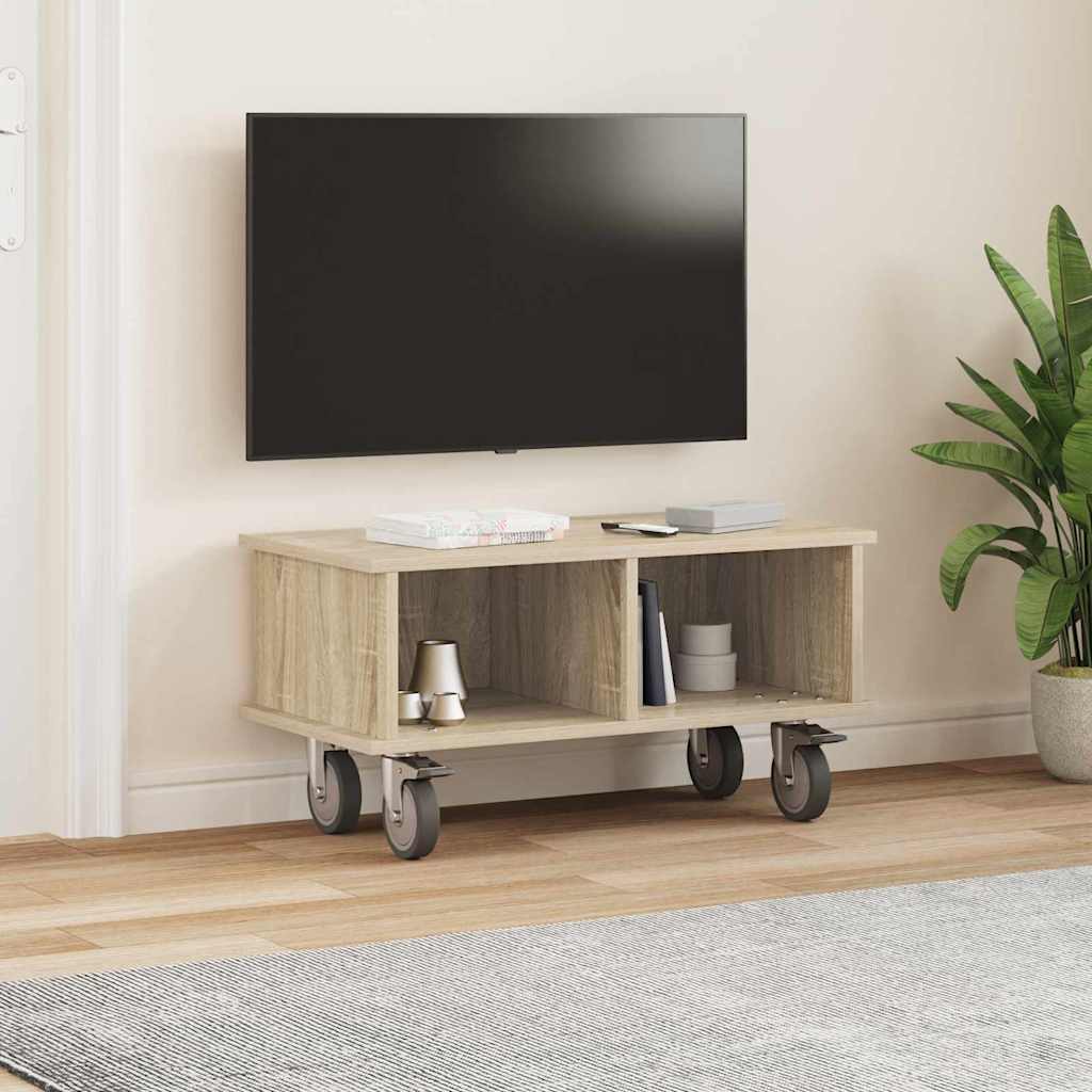 TV Stand 68.5 x 35 x 35 cm Sonoma Oak Engineered Wood