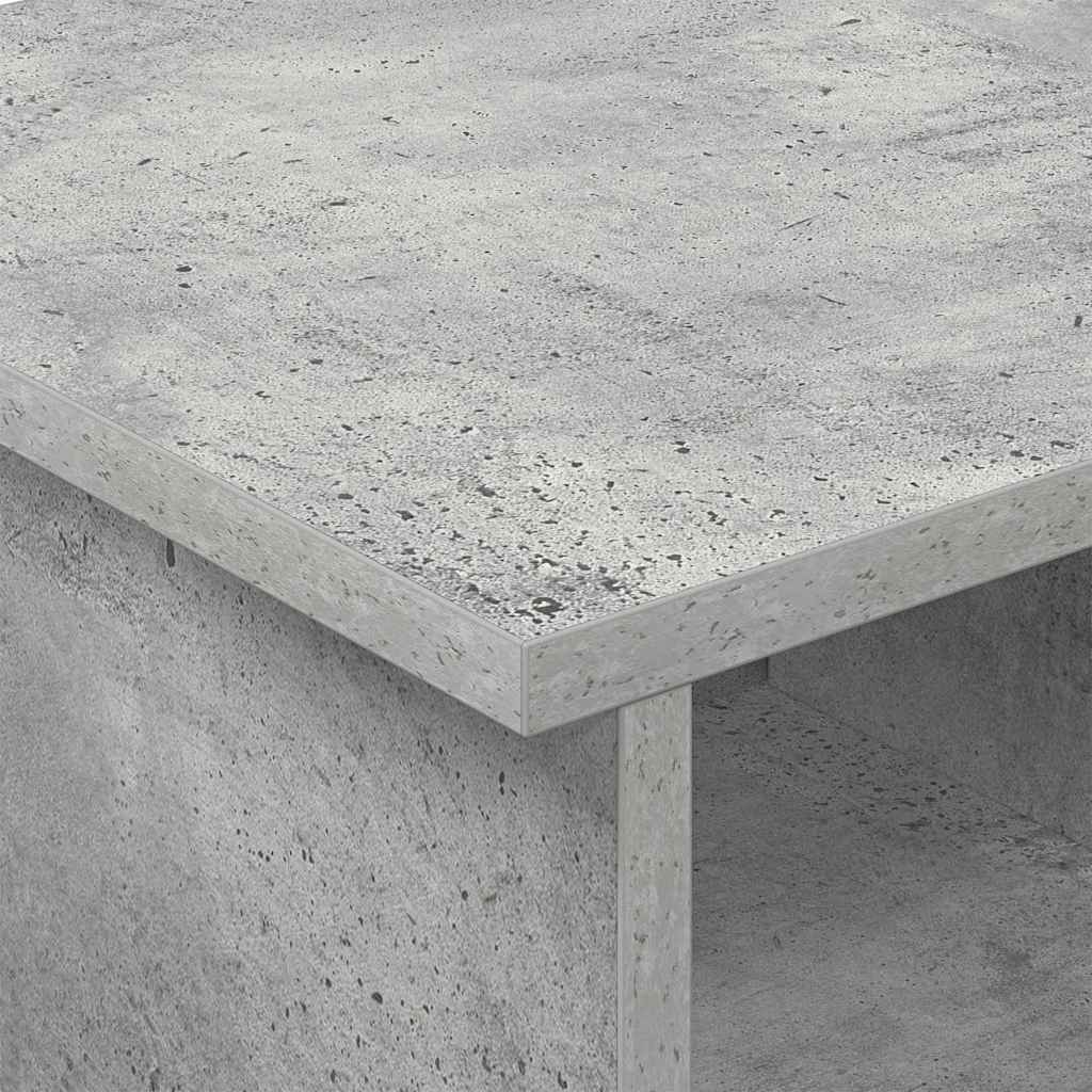 TV Stand 68.5 x 35 x 35 cm Concrete Grey Engineered Wood
