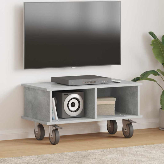 TV Stand Concrete Grey 68.5 x 35 x 35 cm Engineered Wood