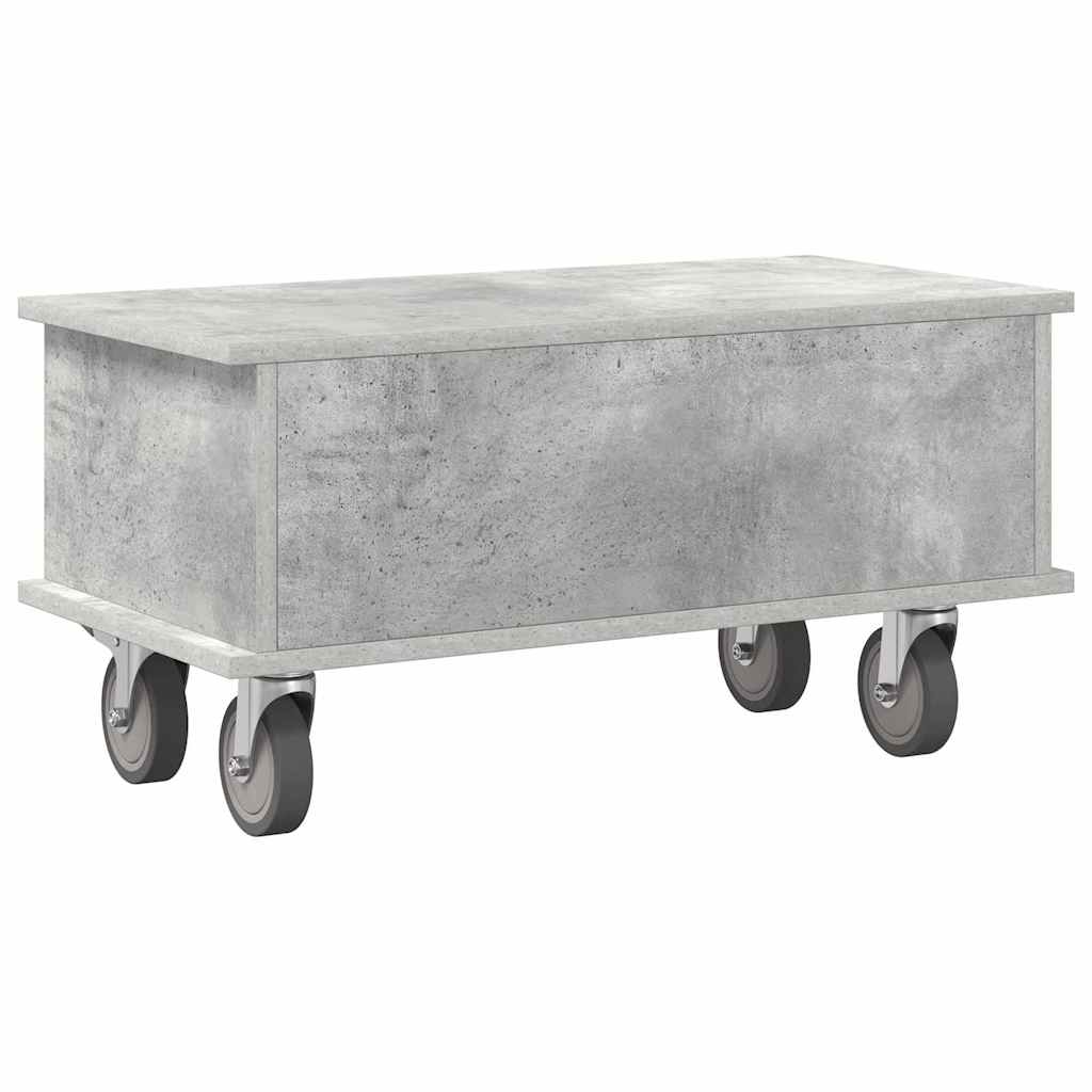 TV Stand Concrete Grey 68.5 x 35 x 35 cm Engineered Wood