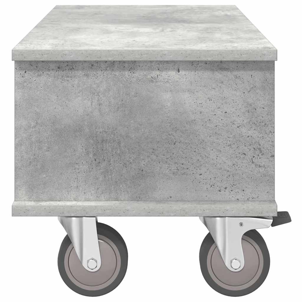 TV Stand Concrete Grey 68.5 x 35 x 35 cm Engineered Wood