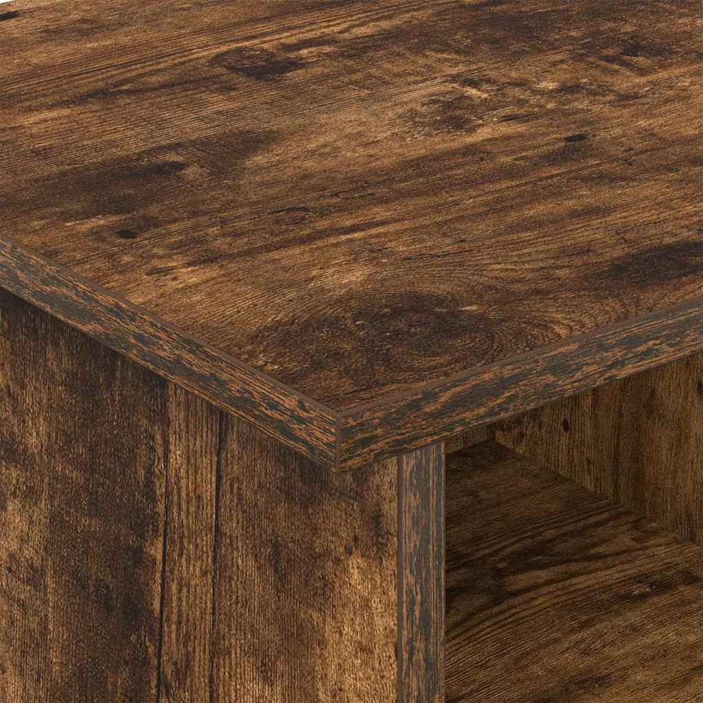 TV Stand 68.5 x 35 x 35 cm Smoked Oak Engineered Wood