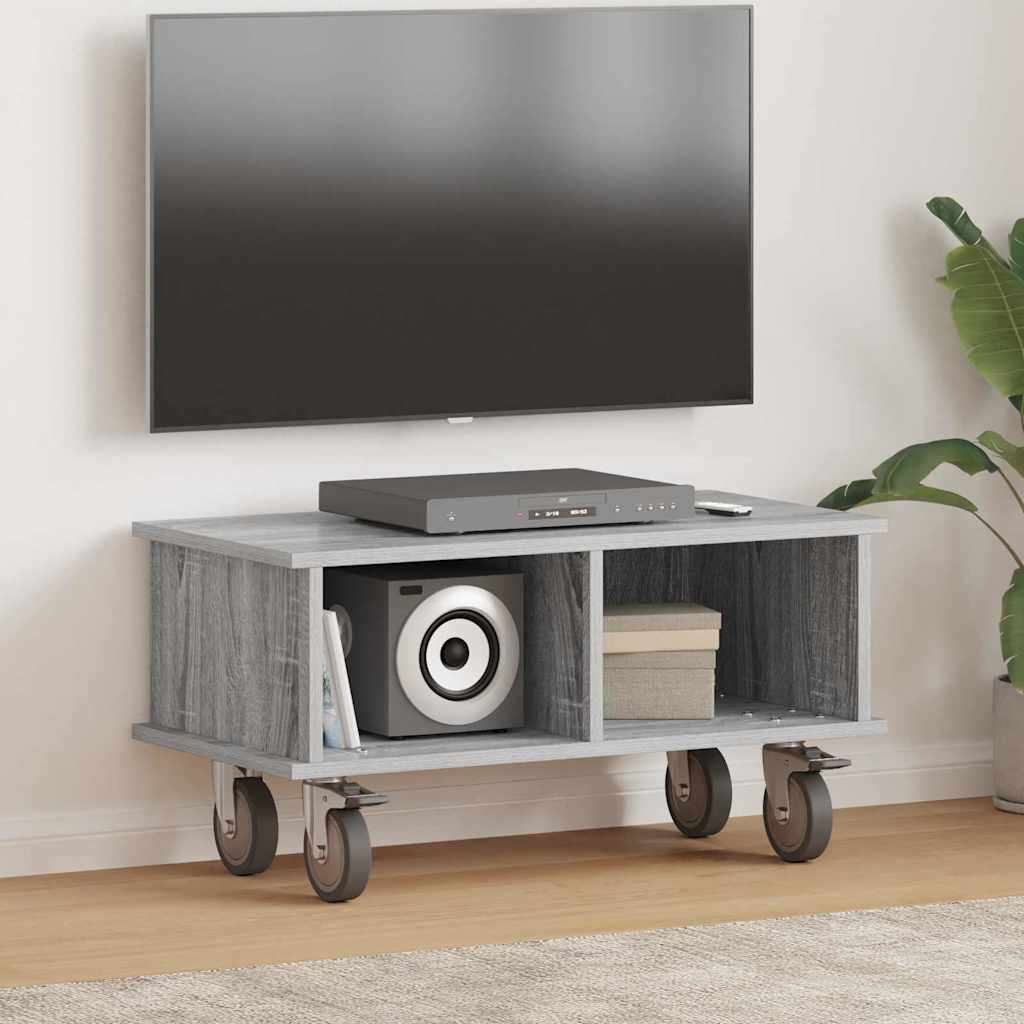 TV Stand Grey Sonoma 68.5 x 35 x 35 cm Engineered Wood