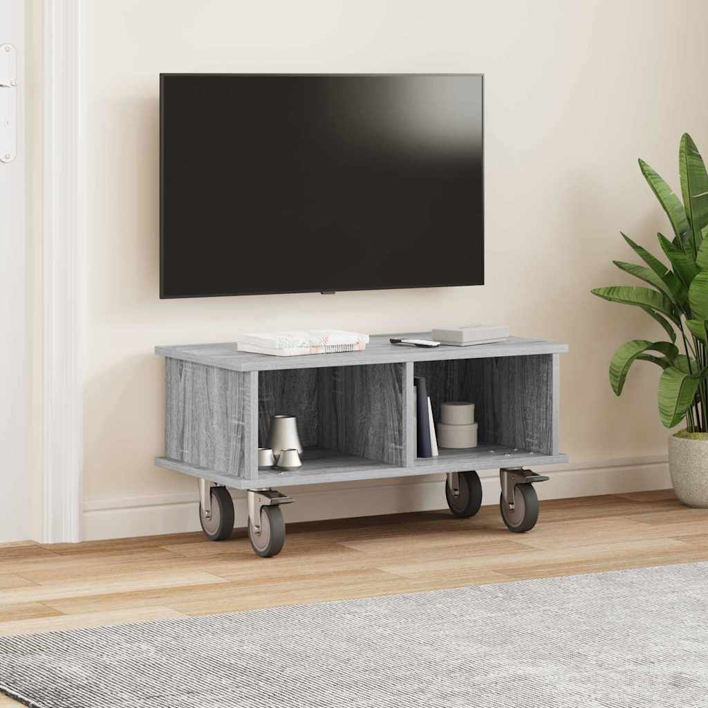 TV Stand Grey Sonoma 68.5 x 35 x 35 cm Engineered Wood