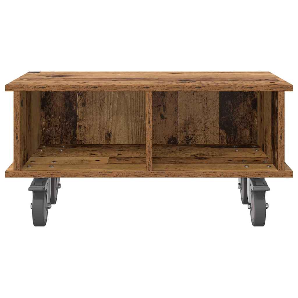 TV Stand Old Wood 68.5 x 35 x 35 cm Engineered Wood