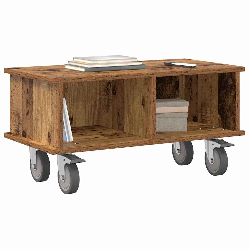 TV Stand Old Wood 68.5 x 35 x 35 cm Engineered Wood