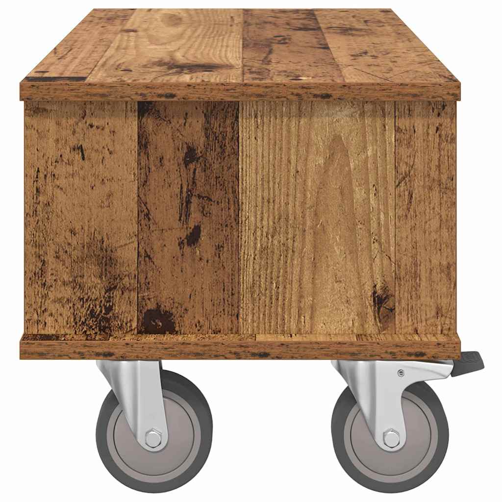 TV Stand Old Wood 68.5 x 35 x 35 cm Engineered Wood