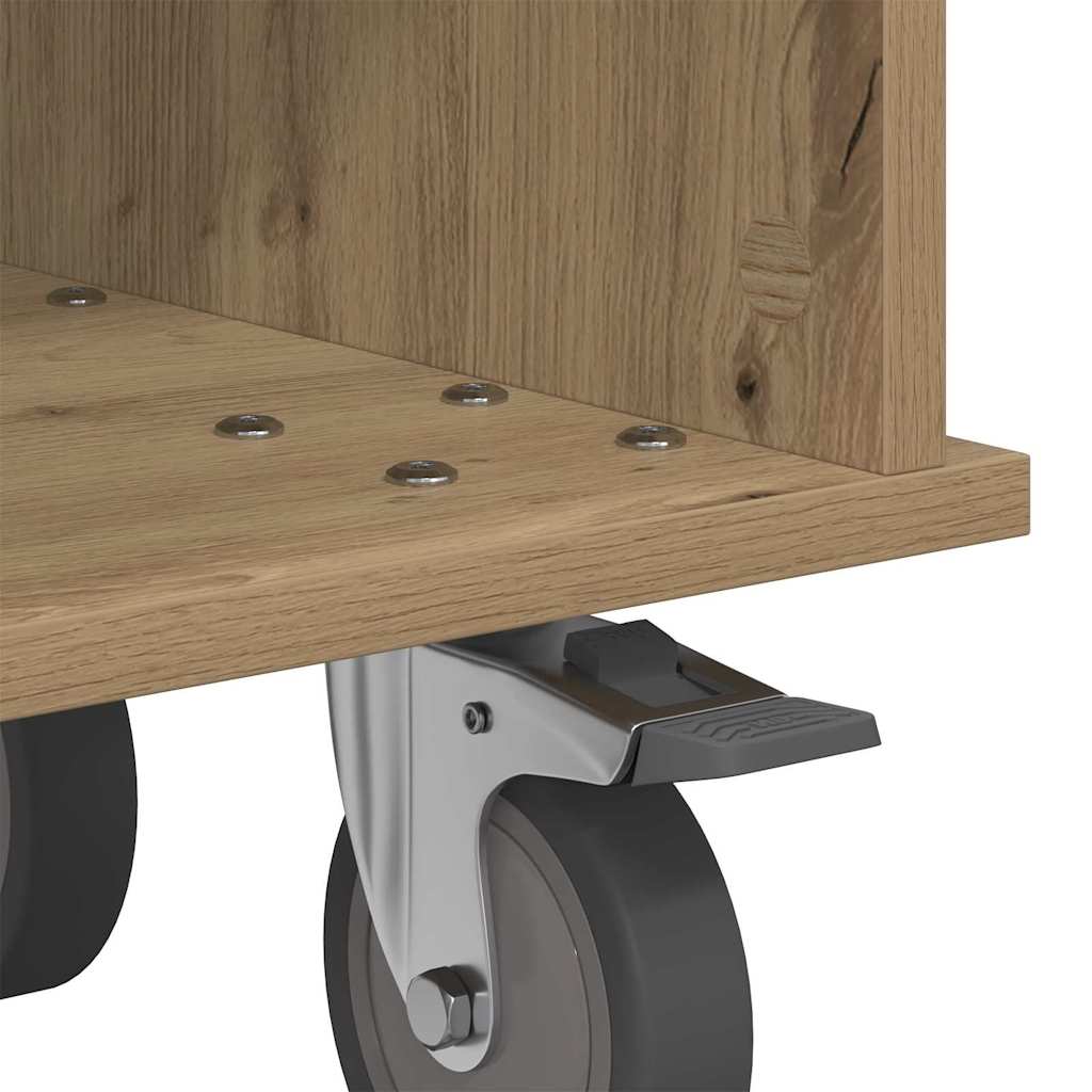 TV Stand 68.5 x 35 x 35 cm Artisan Oak Engineered Wood