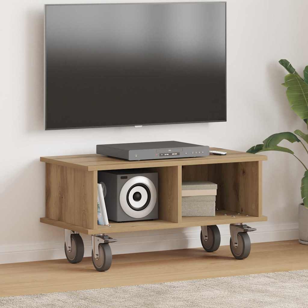 TV Stand 68.5 x 35 x 35 cm Artisan Oak Engineered Wood