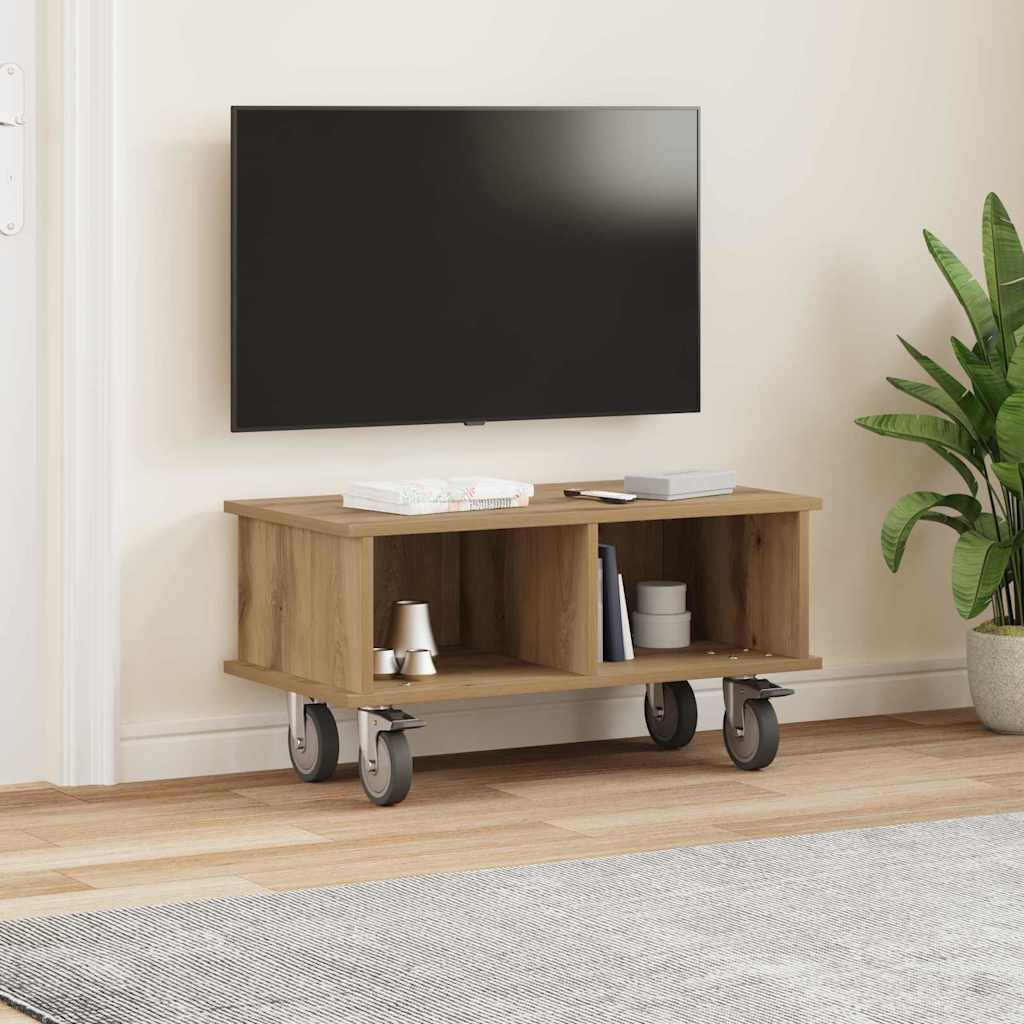 TV Stand 68.5 x 35 x 35 cm Artisan Oak Engineered Wood
