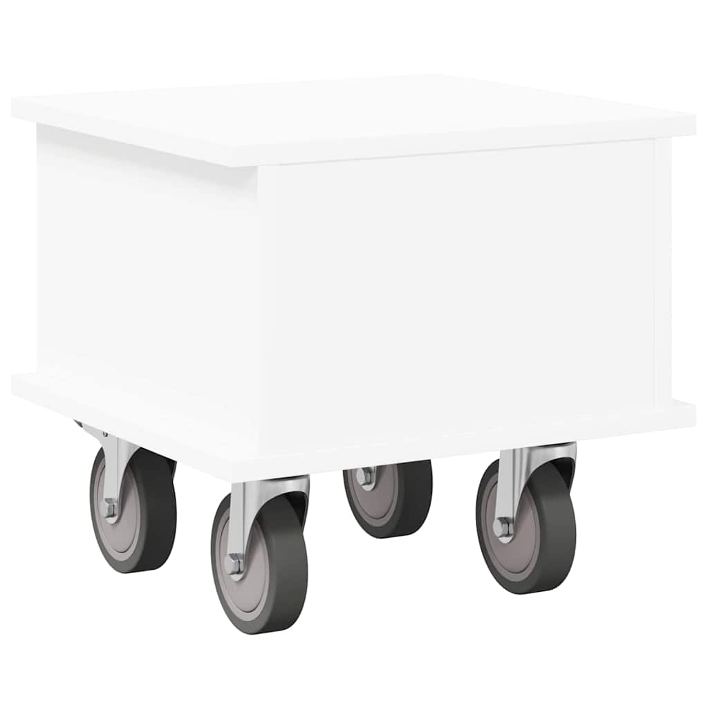 TV Stand 37 x 35 x 35 cm White Engineered Wood