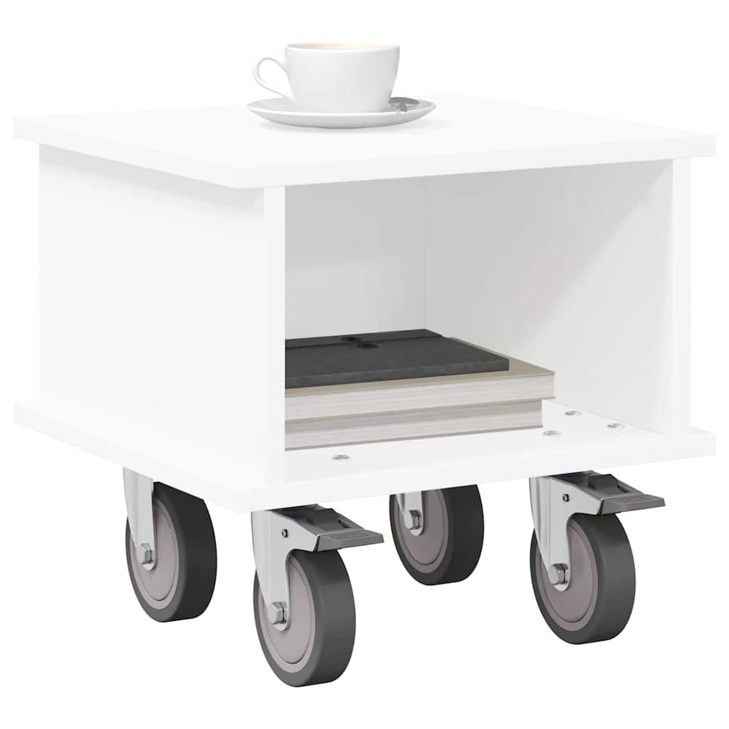 TV Stand White 37 x 35 x 35 cm Engineered Wood