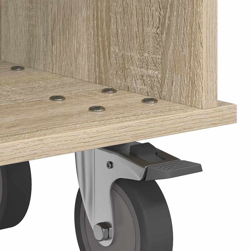 TV Stand Sonoma Oak 37 x 35 x 35 cm Engineered Wood