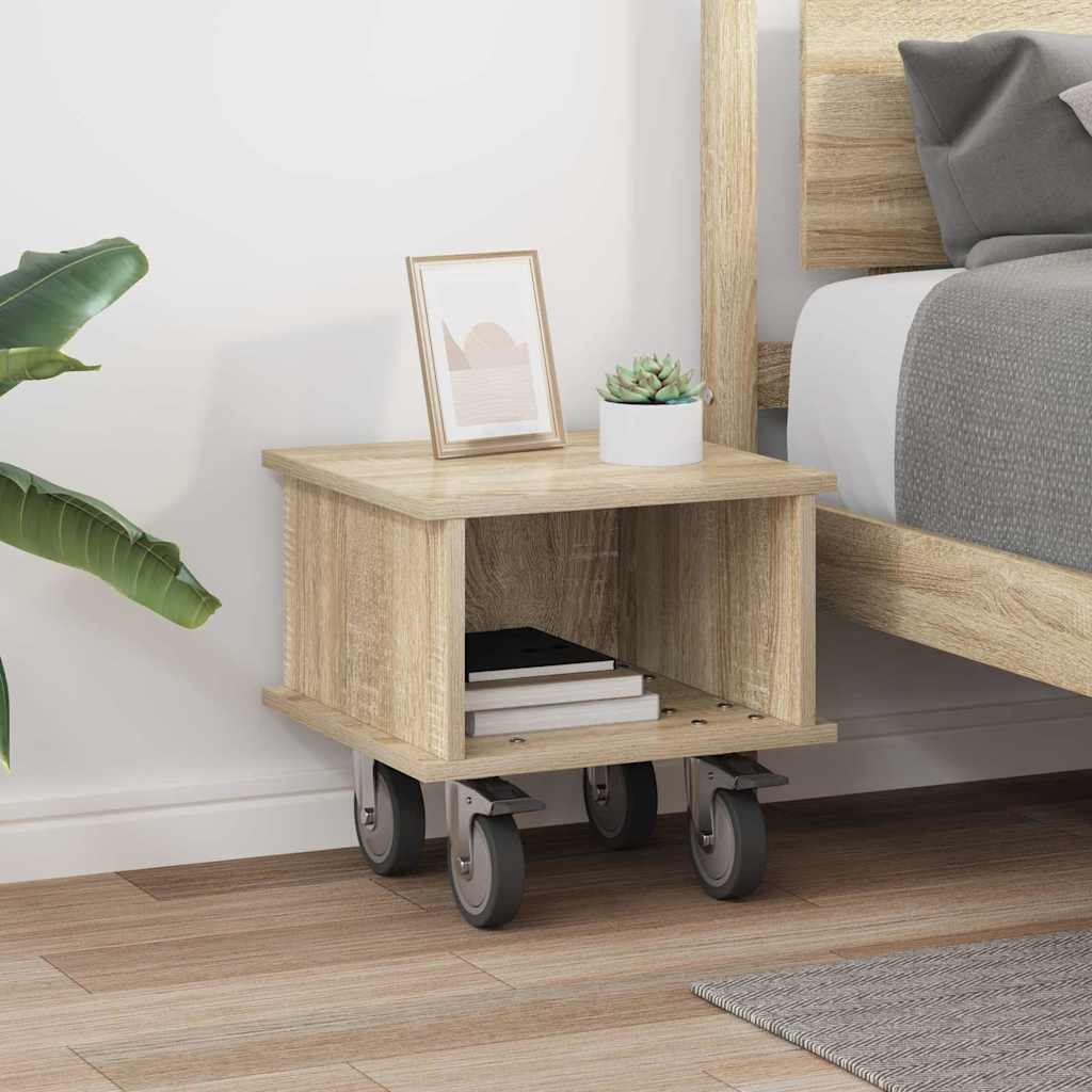 TV Stand 37 x 35 x 35 cm Sonoma Oak Engineered Wood