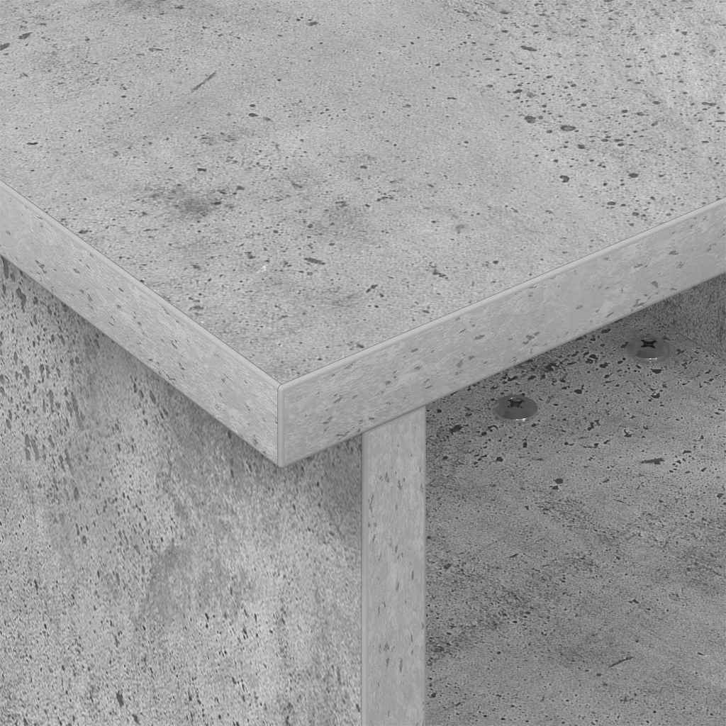 TV Stand Concrete Grey 37 x 35 x 35 cm Engineered Wood