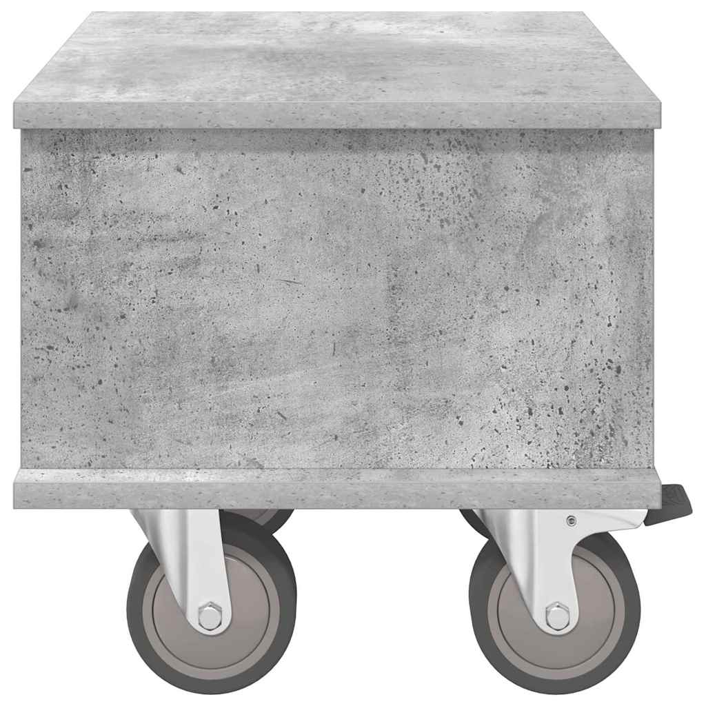 TV Stand 37 x 35 x 35 cm Concrete Grey Engineered Wood