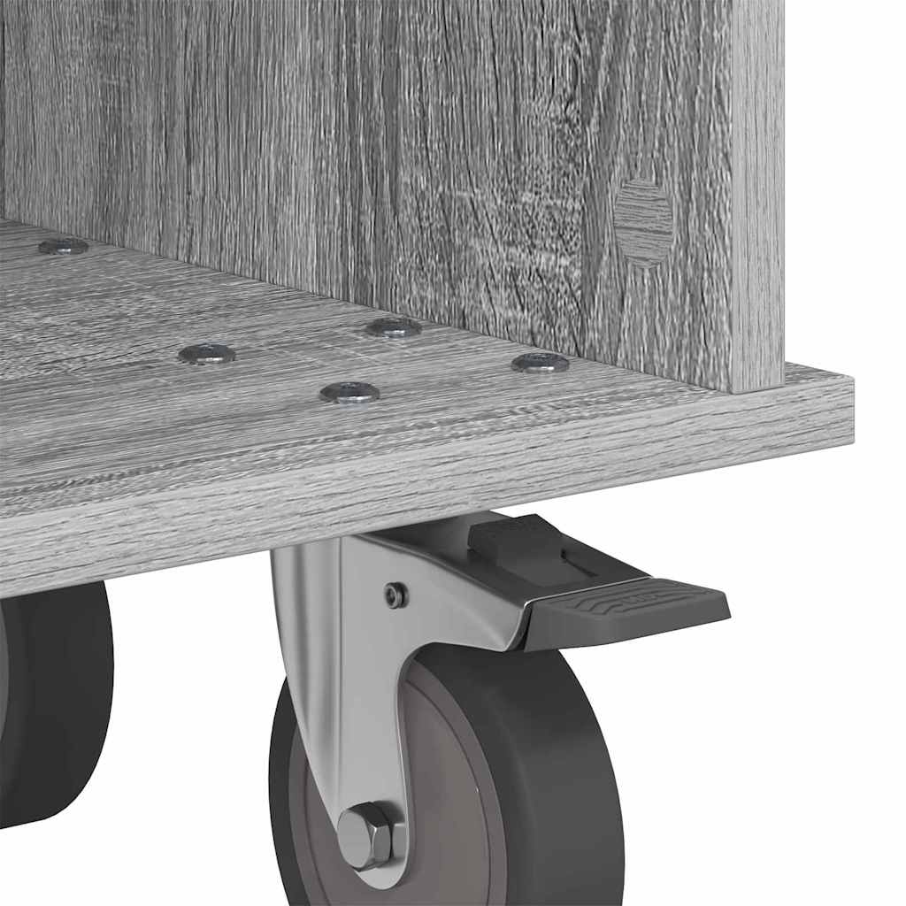 TV Stand Grey Sonoma 37 x 35 x 35 cm Engineered Wood
