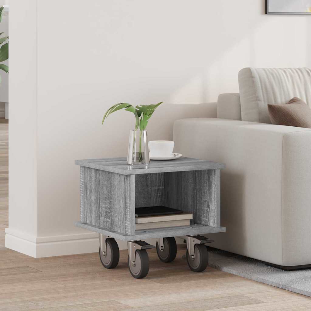 TV Stand 37 x 35 x 35 cm Grey Sonoma Engineered Wood