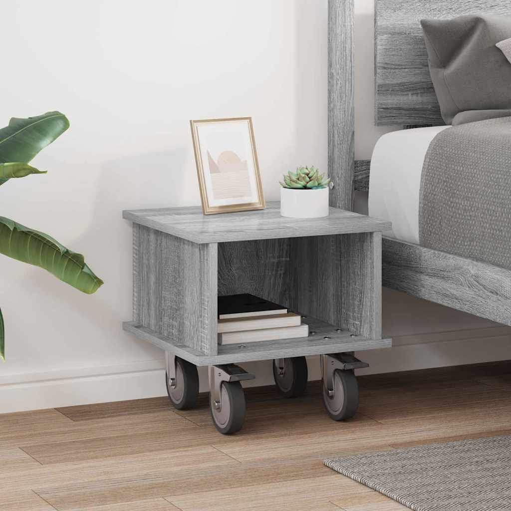 TV Stand Grey Sonoma 37 x 35 x 35 cm Engineered Wood