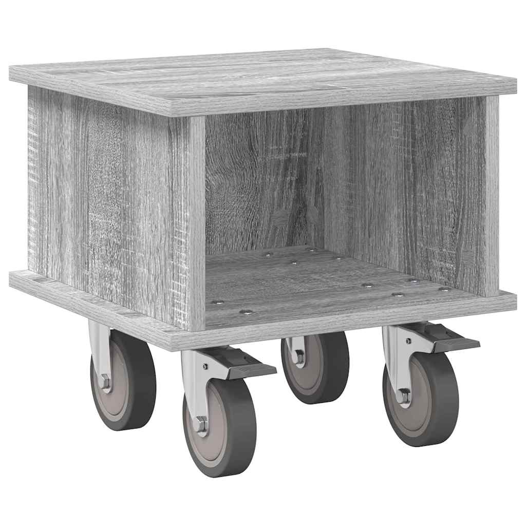 TV Stand 37 x 35 x 35 cm Grey Sonoma Engineered Wood